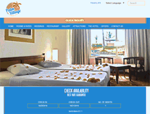 Tablet Screenshot of palmvillagehotel.com